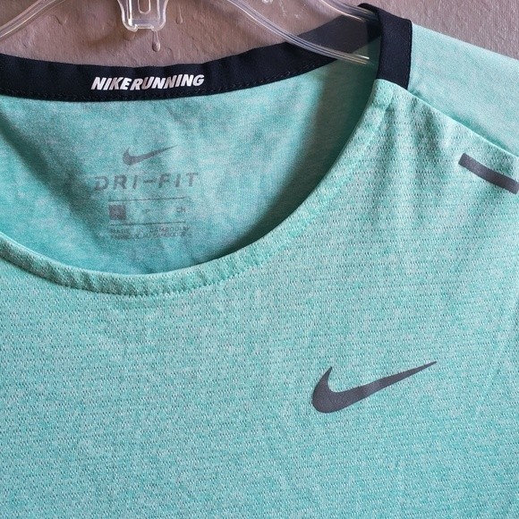 Mint Nike Running Dri-Fit T-shirt - Picture 10 of 16
